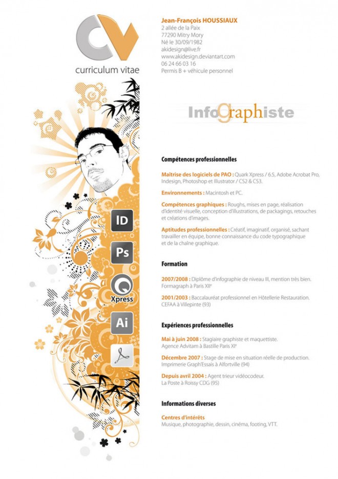 creative resume design