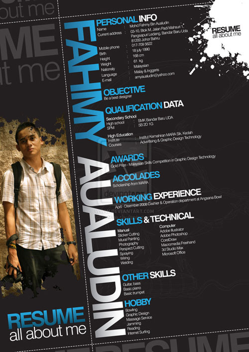 creative resume design