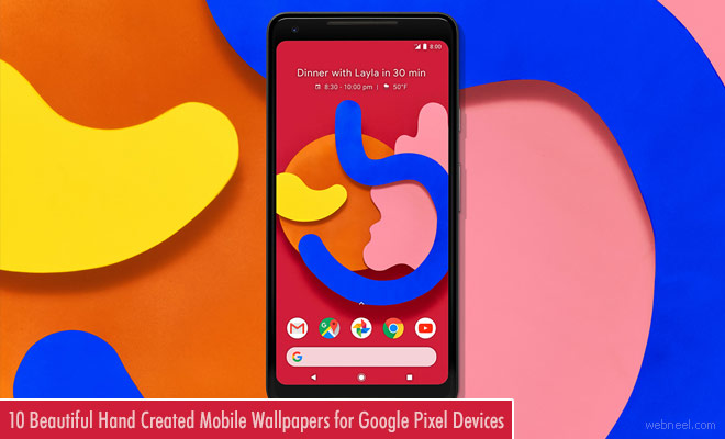 Google Has Released Android P Wallpapers for Pixel Devices - 10 Mobile Wallpapers