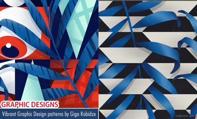 Awakening - A series of vibrant graphic design patterns by Giga Kobidze