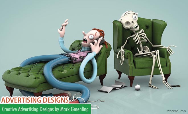 Creative visualization of Advertising Designs by Mark Gmehling