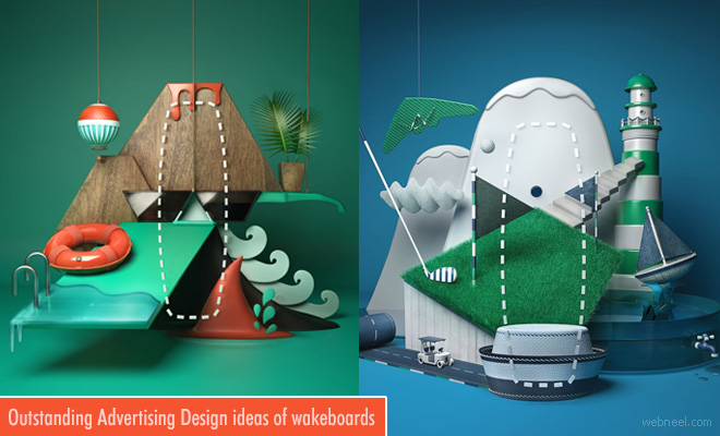 Outstanding Advertising Design Ideas of wakeboards by Nobile sports