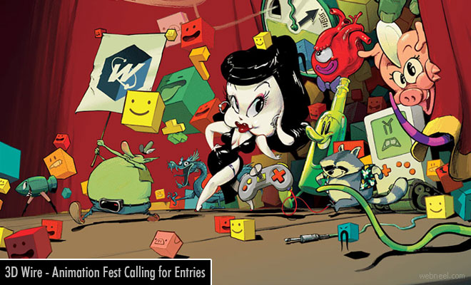3D Wire International Animation Video Games Contest at Spain - Oct 5 2017