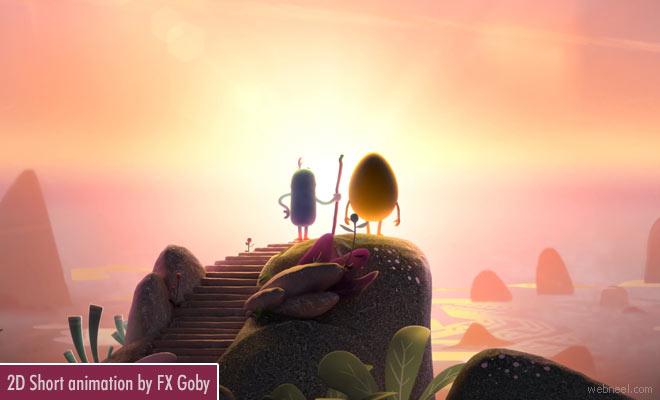 Cute Short Animation Showing How an Idea Is Born, from 2D Animation to a VFX Grand Finale