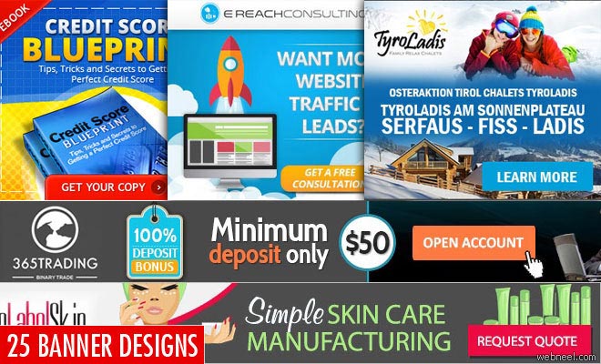 25 Creative Banner Design examples for your inspiration