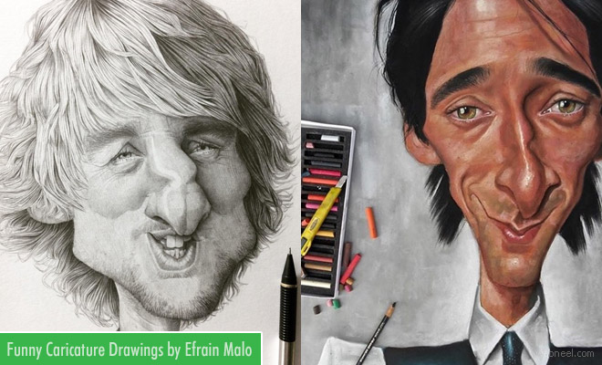 Funny and Creative Caricature Drawings by Efrain Malo