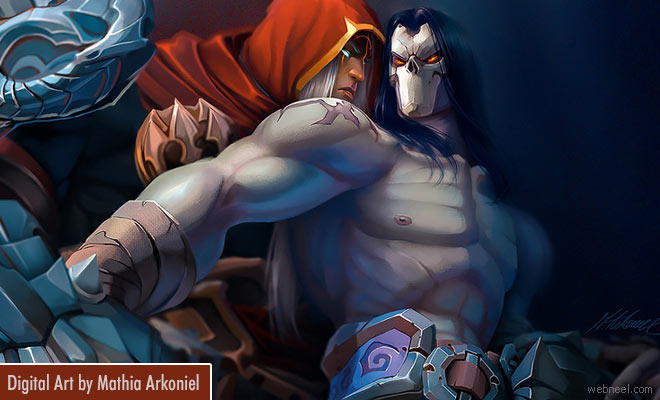 Stunning Digital Art works and Fantasy character designs by Mathia Arkoniel