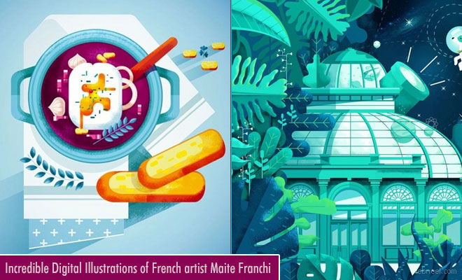 Incredible Digital Illustrations by French artist Maite Franchi