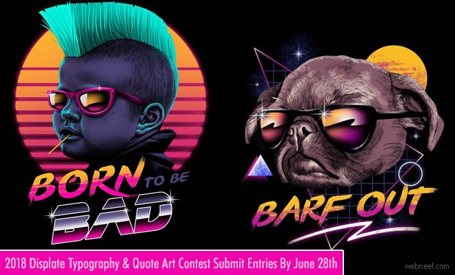 Typography Design and Quote Art Contest by Displate - 28 June 2018