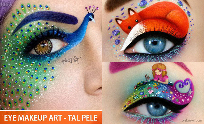 20 Beautiful and Creative Eye Makeup Ideas and Artworks by Tal Peleg