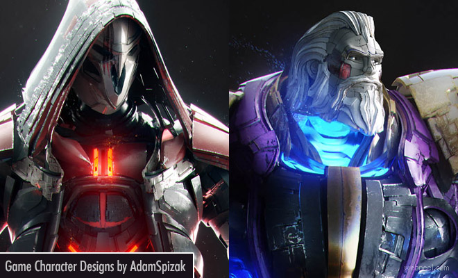 Overwatch - Armored Game Character Designs by Adam Spizak