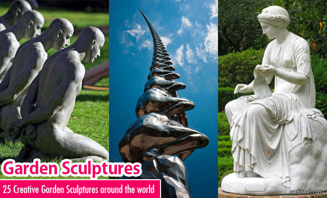 26 Beautiful and Creative Garden Sculptures from Around the World