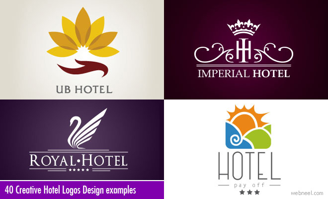 40 Creative Hotel Logos Design examples for your inspiration