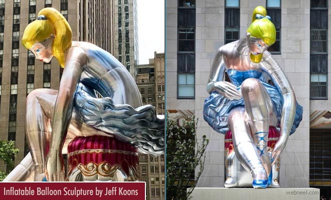 Stunning Inflatable Balloon Sculpture by Jeff Koons