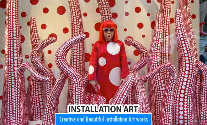 Creative Installation Art and Colorful Illustrations by Yayoi Kusama