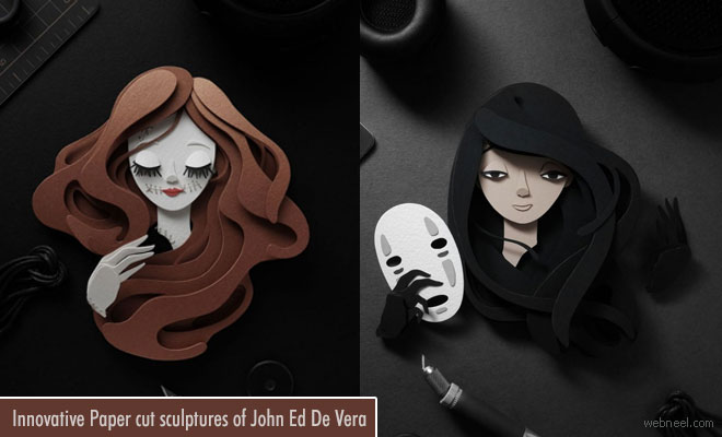Innovative Paper cut sculptures of John Ed De Vera