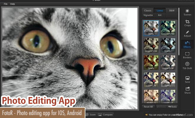 Fotor - A Free Photo Editing and Sharing App for iOS and Android Phones