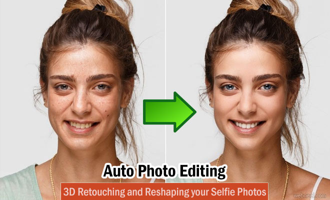 Auto Photo Retouching and 3D Reshaping your Selfie Photos - IOS App