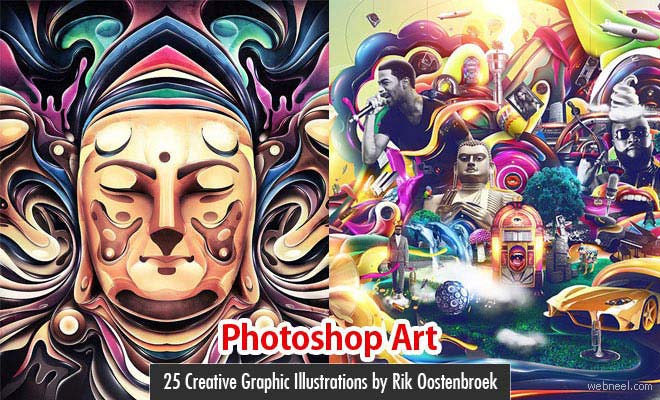 25 Creative Photoshop Artworks and Graphic Illustrations by Rik Oostenbroek