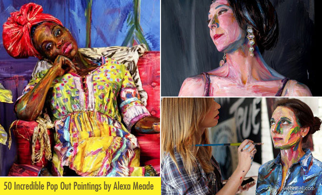 50 Incredible and Realistic Pop Out Paintings by Alexa Meade