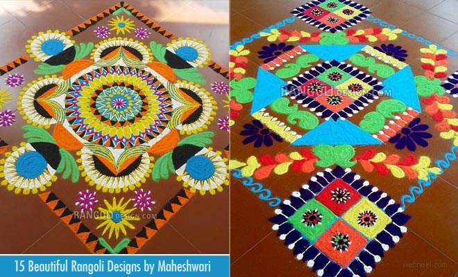 15 Beautiful Rangoli Designs from Tamil Nadu Rangoli Artist Maheshwari
