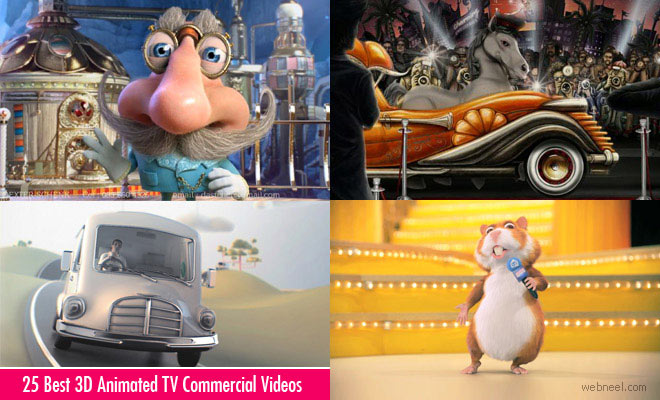 25 Best 3D Animated TV Commercial Videos - TVCs