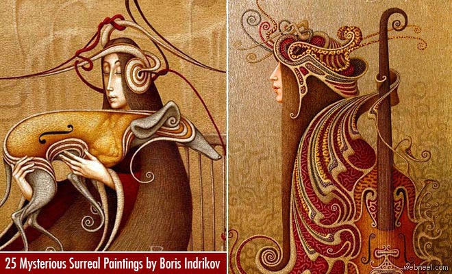 25 Mysterious Surreal Russian Paintings by Boris Indrikov