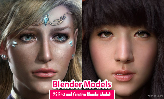 25 Best and Creative Blender Models for your inspiration