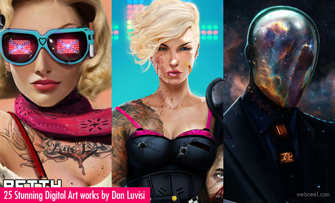 25 Stunning Digital Artworks and Game Character Designs by Dan Luvisi