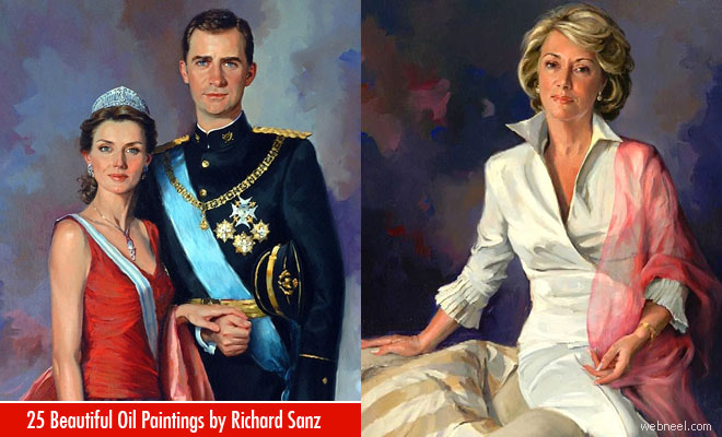 25 Great Oil Portraits and Scenery Paintings by Spanish Artist Richardo Sanz