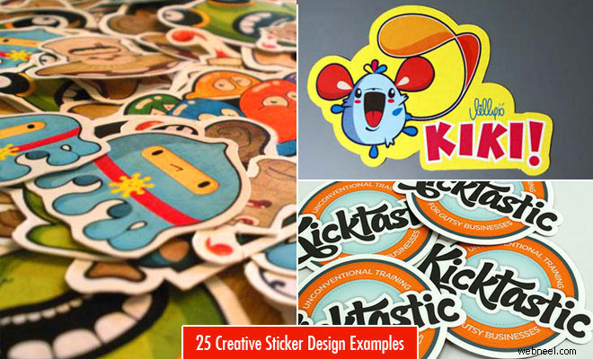 25 Creative Sticker Design Examples for Your Inspiration