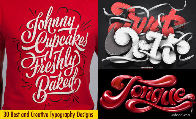 30 Best and Creative Typography Design examples for your inspiration