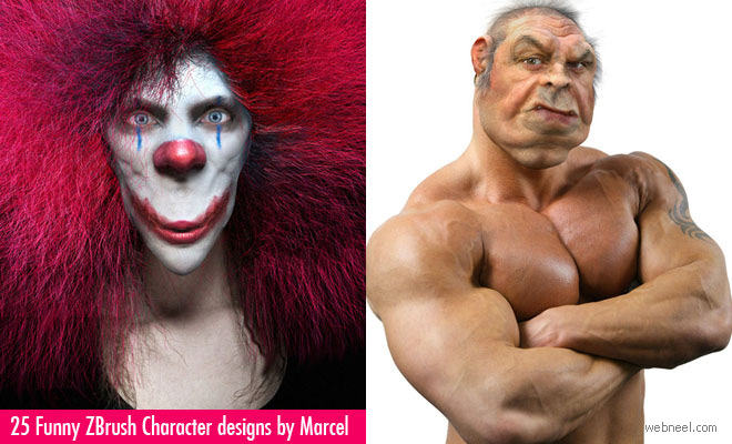 25 Creative and Funny ZBrush Character Designs by Marcel