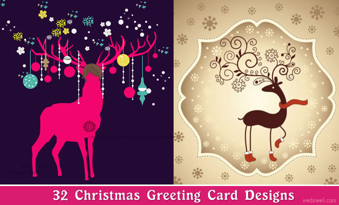 30 Beautiful Christmas Greeting Cards for Your Inspiration