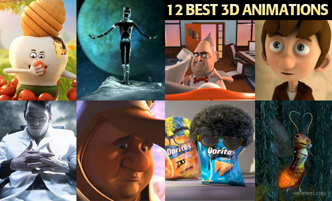 12 Creative 3D Animation Videos and TV Commercials