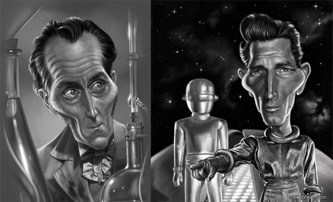 25 Beautiful Digital Caricatures and Paintings by Javier Martinez Sanchez