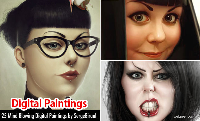 25 Mind Blowing Digital Paintings and Illustrations by Serge Birault