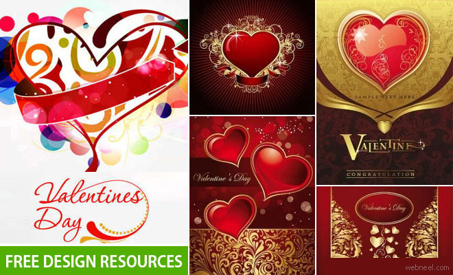 50 Valentine's Day Free Design Resources - Download Free Vectors, PSD and Icons