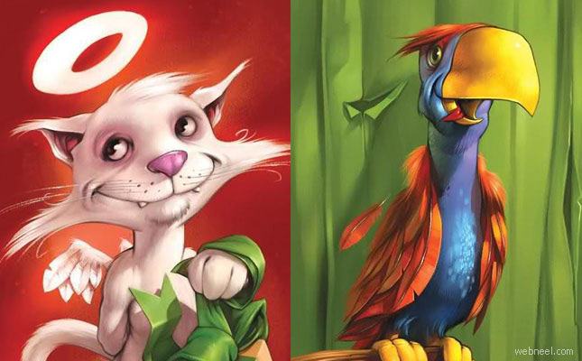 10 Funny and Naughty Cartoon Character Illustrations for Phone Case Covers