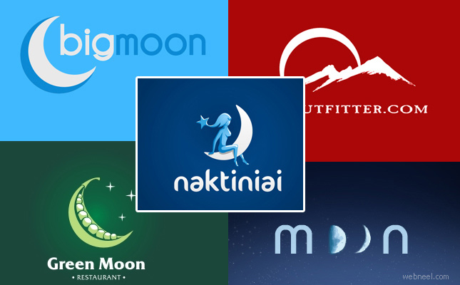 Logo Design Inspiration for Moon concept