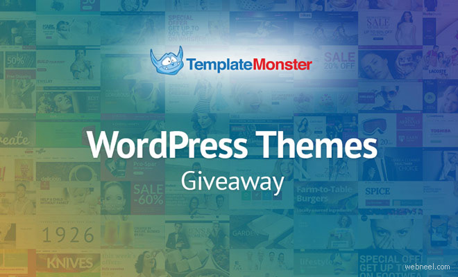 TemplateMonster Giveaway: Win 1 of 5 WordPress Themes of Your Choice