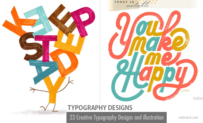 23 Creative Typography Designs and Illustration Ideas for You
