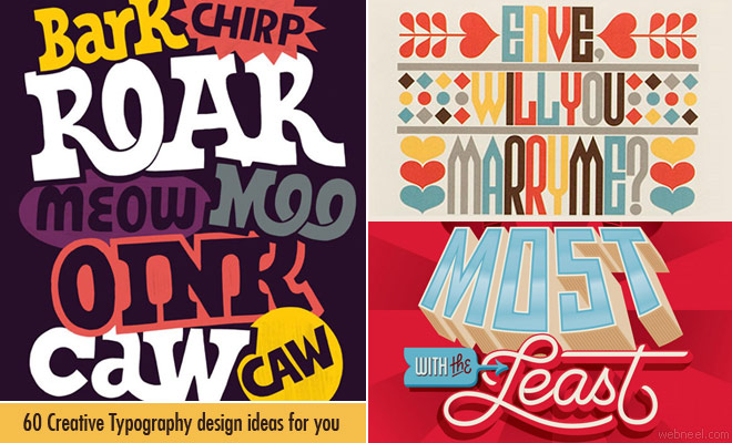 50 Creative Typography Designs and illustration ideas for you