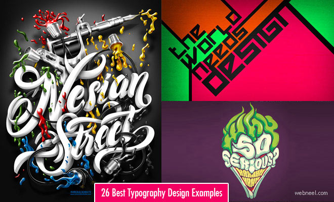 50 Best Typography Design Examples for your inspiration