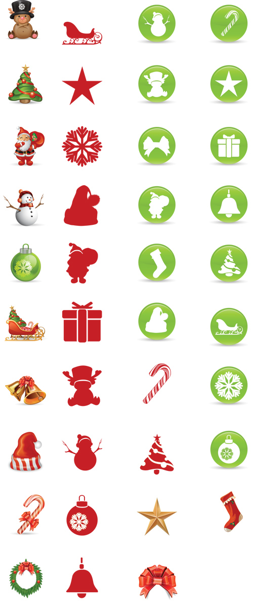Beautiful Christmas Icon Set by SmashingMagazine
