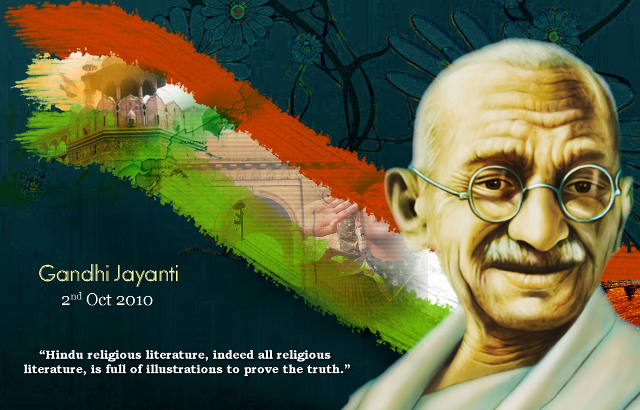 gandhi jayanthi wallpaper